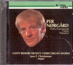 Unity Behind Trinity. Three Organ Works - CD Audio di Per Norgard,Jens E. Christensen