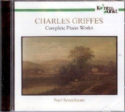 Musica completa per pianoforte - CD Audio di Charles Tomlinson Griffes,Poul Rosenbaum