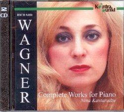 Musica completa per pianoforte - CD Audio di Richard Wagner,Nina Kavtaradze