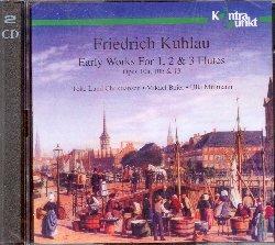 Early Works for 1, 2, 3 Flu - CD Audio di Friedrich Kuhlau