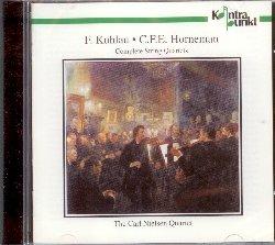 Musica completa per quartetti d'archi - CD Audio di Friedrich Kuhlau,Christian Frederik Emil Horneman