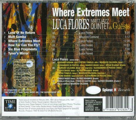 Where Extremes Meet - CD Audio di Luca Alex Flores - 2