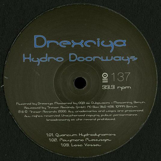 Hydro Doorways - Vinile LP di Drexciya