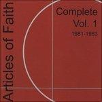 Complete vol.1 1981-1983 - CD Audio di Articles of Faith