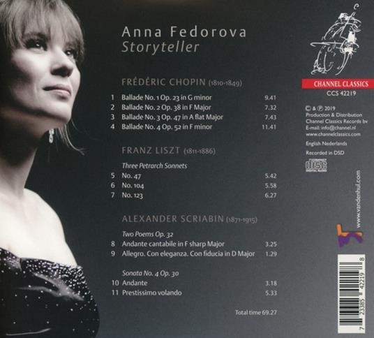 Storyteller - CD Audio di Anna Fedorova - 2