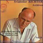 Archives vol.18. Budapest Recital 1958 - CD Audio di Sviatoslav Richter