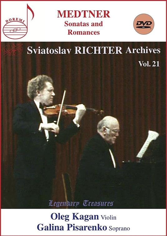 Medtner: Sonatas And Romances (DVD) - DVD di Sviatoslav Richter