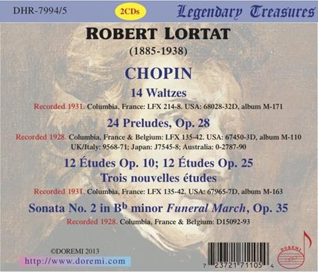 Waltez - Preludes - Sonatas 1928-1931 - CD Audio di Frederic Chopin - 2