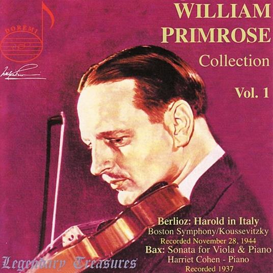 Collection vol.1 - CD Audio di William Primrose