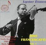 Legendary Treasures - CD Audio di Zino Francescatti