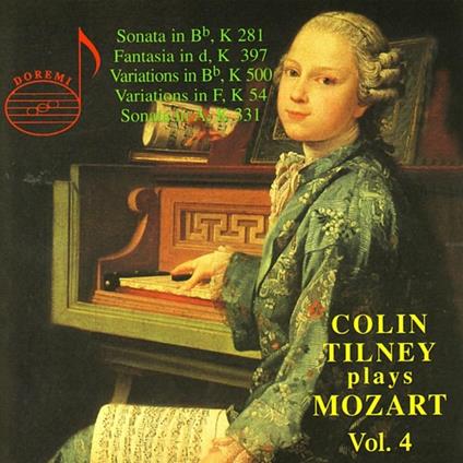 Colin Tilney Plays Mozart - CD Audio di Wolfgang Amadeus Mozart,Colin Tilney