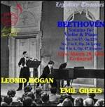 Sonate per violino e pianoforte - CD Audio di Ludwig van Beethoven,Emil Gilels,Leonid Kogan