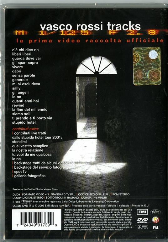 Vasco Rossi – Stupido Hotel (2001, CD) - Discogs