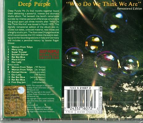 Who do we think we are? - CD Audio di Deep Purple - 2