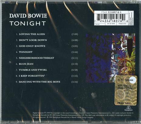 Tonight - CD Audio di David Bowie - 2