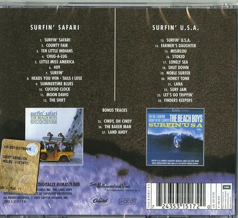 Surfin' Safari - Surfin' USA - CD Audio di Beach Boys - 2