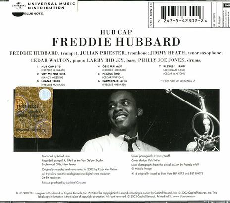 Hub Cap (Rudy Van Gelder) - CD Audio di Freddie Hubbard - 2