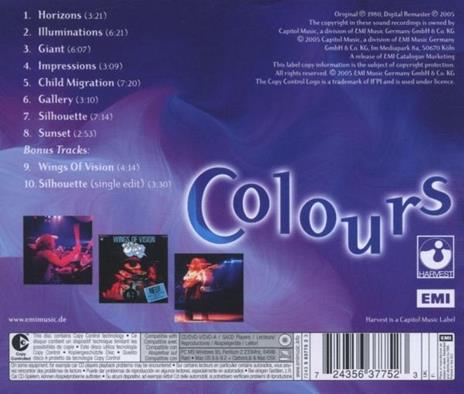 Colours - CD Audio di Eloy - 2