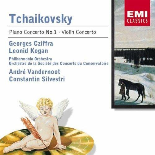 Concerto per pianoforte n.1 - Concerto per violino - CD Audio di Pyotr Ilyich Tchaikovsky,György Cziffra,Leonid Kogan