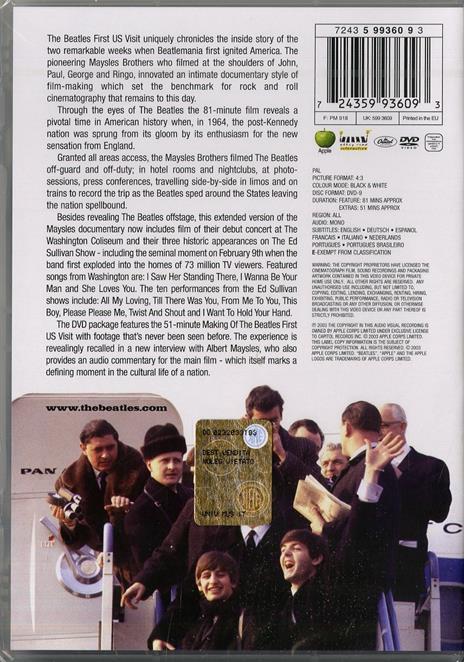 The Beatles. The First U.S. Visit (DVD) - DVD di Beatles - 2