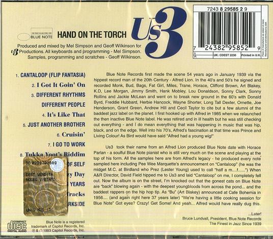 Hand on the Torch - CD Audio di US3 - 2