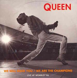 We Will Rock You / We Are The Champions (Live At Wembley '86) - Vinile LP di Queen