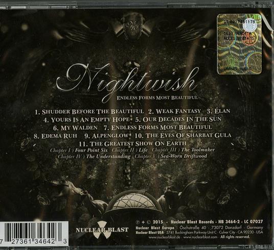 Endless Forms Most Beautiful - CD Audio di Nightwish - 2