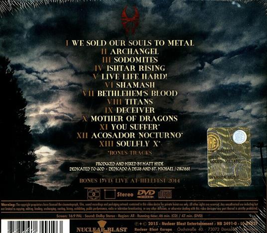 Archangel (Digipack) - CD Audio + DVD di Soulfly - 2