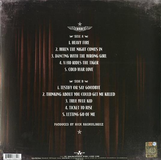 Heavy Fire (Vinyl Black Edition) - Black Star Riders - Vinile | IBS