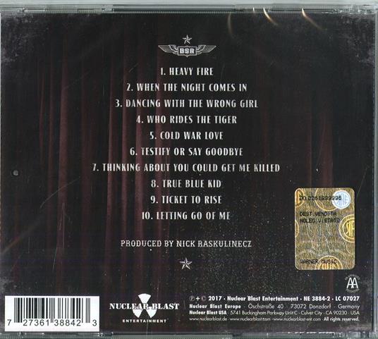 Heavy Fire - CD Audio di Black Star Riders - 2