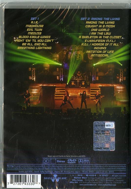 Kings Among Scotland (2 DVD) - Anthrax - CD | IBS