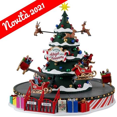 Lemax Giostra Delle Renne - Santa's Sleigh Spinners Cod 14833