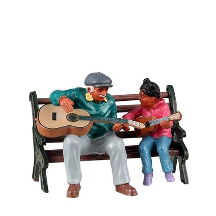 Lemax A Lezione Di Musica Dal Nonno - The Music Lesson Cod 22115