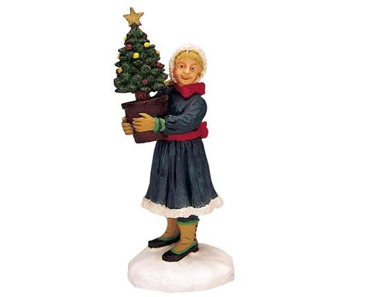 Lemax Bambina Con Albero Di Natale - The Tiniest Tree Cod 32726 Village  Presepe - Lemax - Idee regalo | IBS