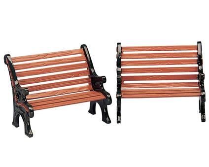 Lamax 2 Panchine - Park Bench Cod 34895 Village Presepe