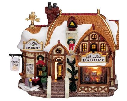 Lemax Negozio Tè - Devaney''S Bakery Cod 35793 Village Presepe