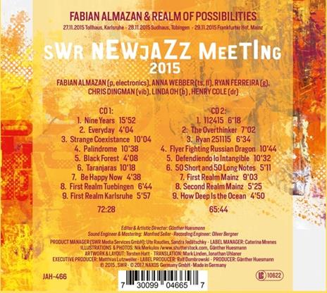 SWR New Jazz Meeting 2015 - CD Audio - 2