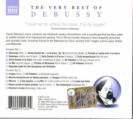 The Very Best of Debussy - CD Audio di Claude Debussy - 2