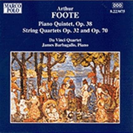 Musica da Camera vol.1. Quintetto con Pf Op.38, Quartetto X Archi n.2 Op.32, n.3 - CD Audio di Arthur Foote
