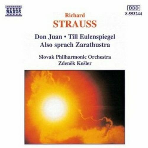 Così parlò Zarathustra (Also Sprach Zarathustra) - Don Juan - Till Eulenspiegels Lustige Streiche - CD Audio di Richard Strauss,Slovak Philharmonic Orchestra,Zdenek Kosler