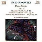 Opere per pianoforte vol.2 - CD Audio di Karol Szymanowski,Martin Roscoe