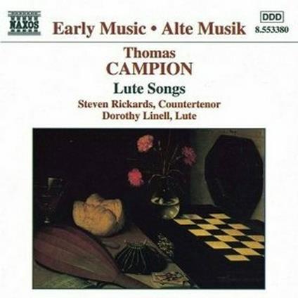 Liriche per voce e liuto - CD Audio di Thomas Campion