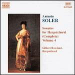 Sonate per clavicembalo vol.4 - CD Audio di Antonio Soler,Gilbert Rowland