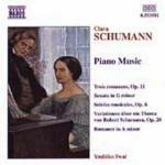 Sonata in Sol minore - 3 Romanze op.11 - Soirées musicales op.6 - Variazioni su un tema di Robert Schumann op.20 - CD Audio di Clara Schumann