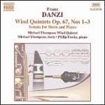 Quintetti per strumenti a fiato op.67 n.1, n.2, n.3 - Sonata per corno op.28 - CD Audio di Franz Ignaz Danzi