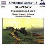 Sinfonie n.5, n.8 - CD Audio di Alexander Glazunov,Moscow Symphony Orchestra,Alexander Anisimov