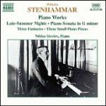 Late Summer Nights op.33 - Sonata per pianoforte in Sol - 3 Fantasie op.11 - 3 Piccoli pezzi per pianoforte - Impromptu - CD Audio di Karl Wilhelm Eugen Stenhammar