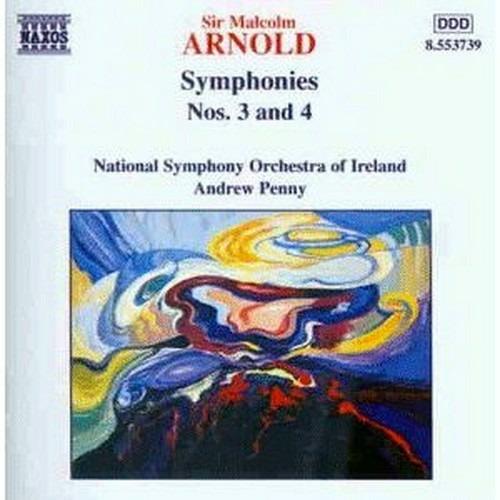 Sinfonie n.3, n.4 - CD Audio di Malcolm Arnold,Andrew Penny,Ireland National Symphony Orchestra