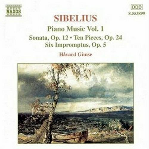 Piano Music vol.1: Sonata op.12 - 6 Impromtus op.5 - 10 Pezzi op.24 - CD Audio di Jean Sibelius