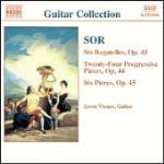 6 Bagatelle op.43 - 24 Pezzi progressivi op.44 - 6 Pezzi op.45 - CD Audio di Joseph Fernando Macari Sor,Jason Vieaux